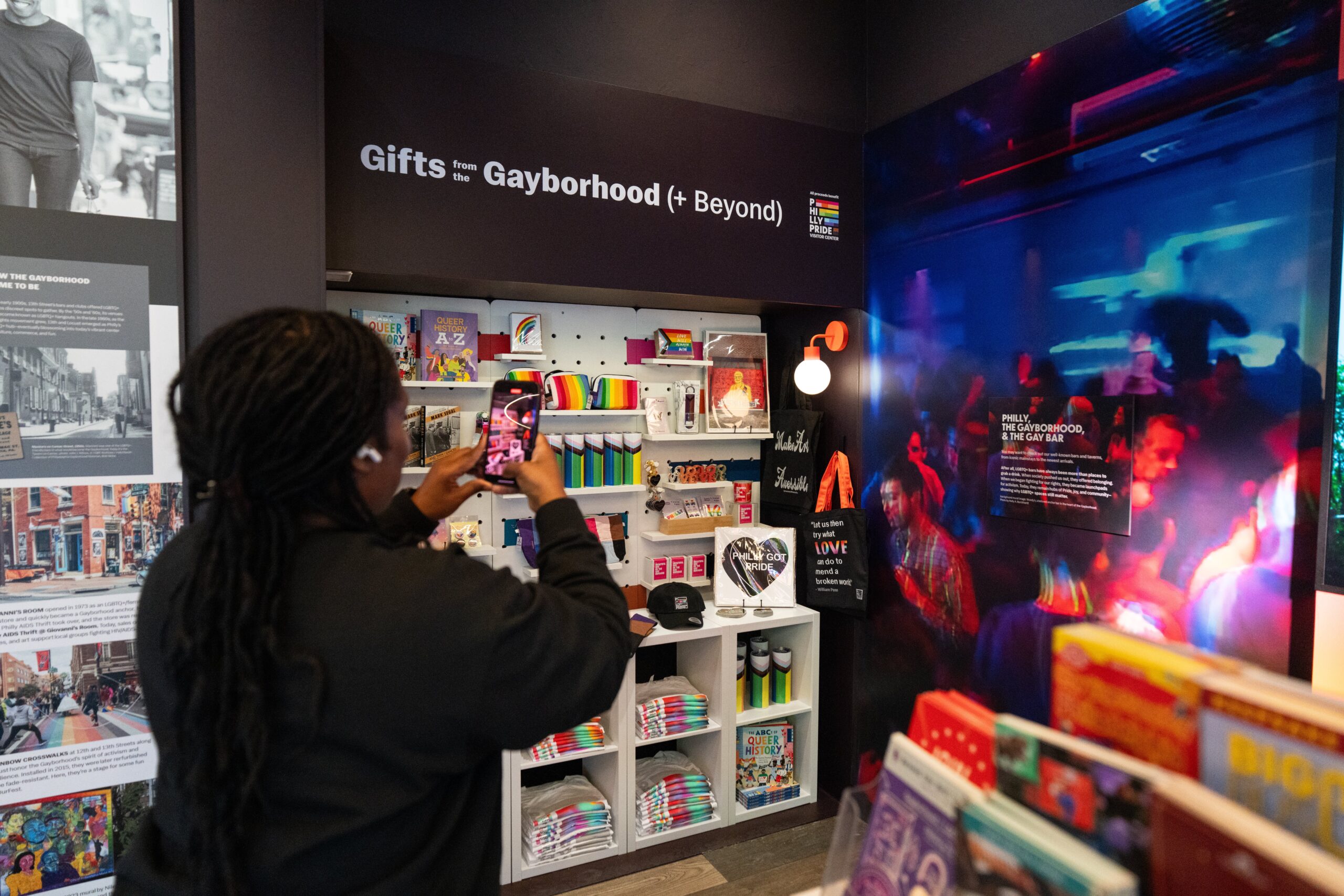 Philly Pride Visitors Center interior
